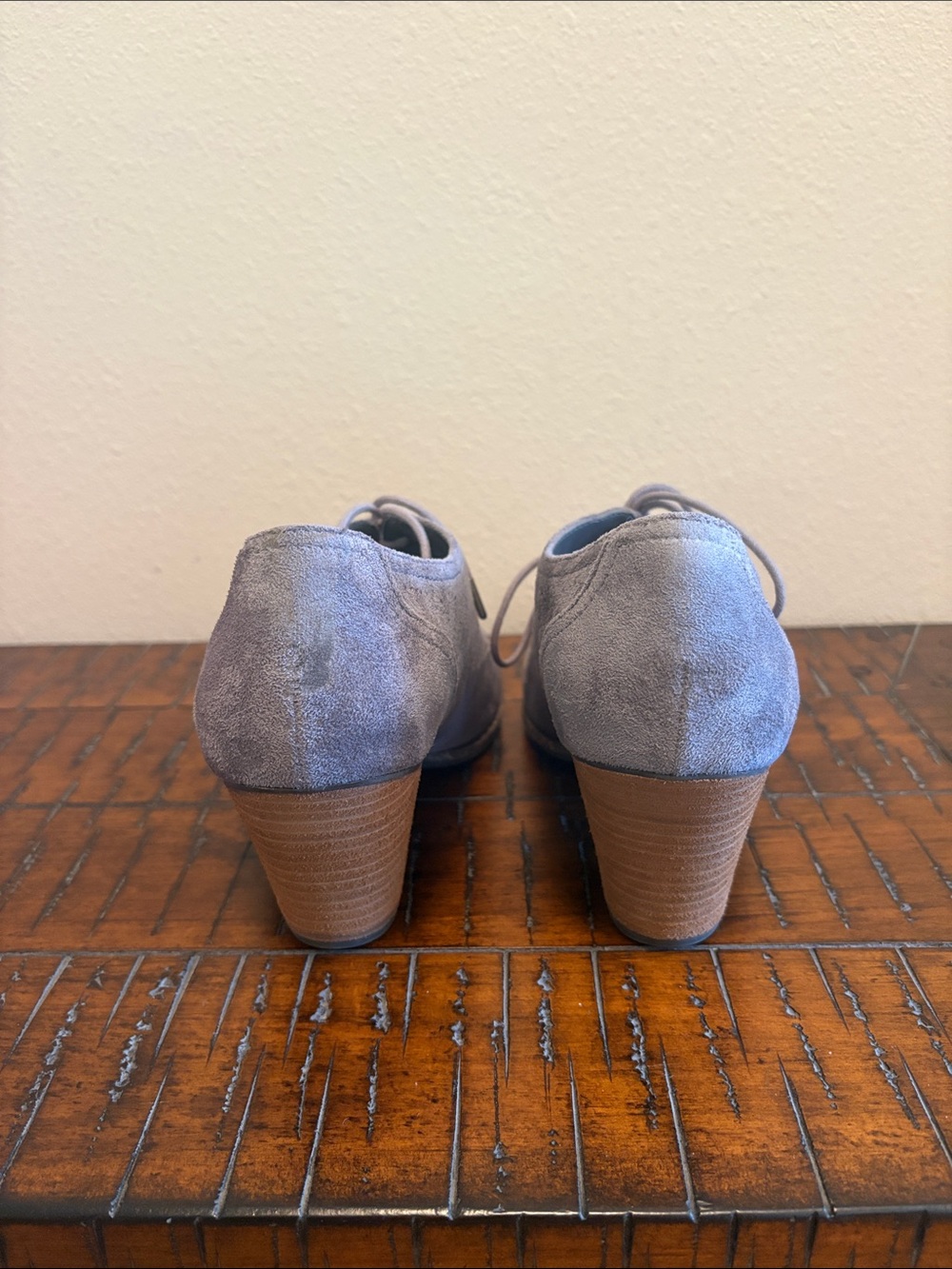 Dr. Scholl's Grey Oxford Heels Size 9.5 - Picture 6 of 7